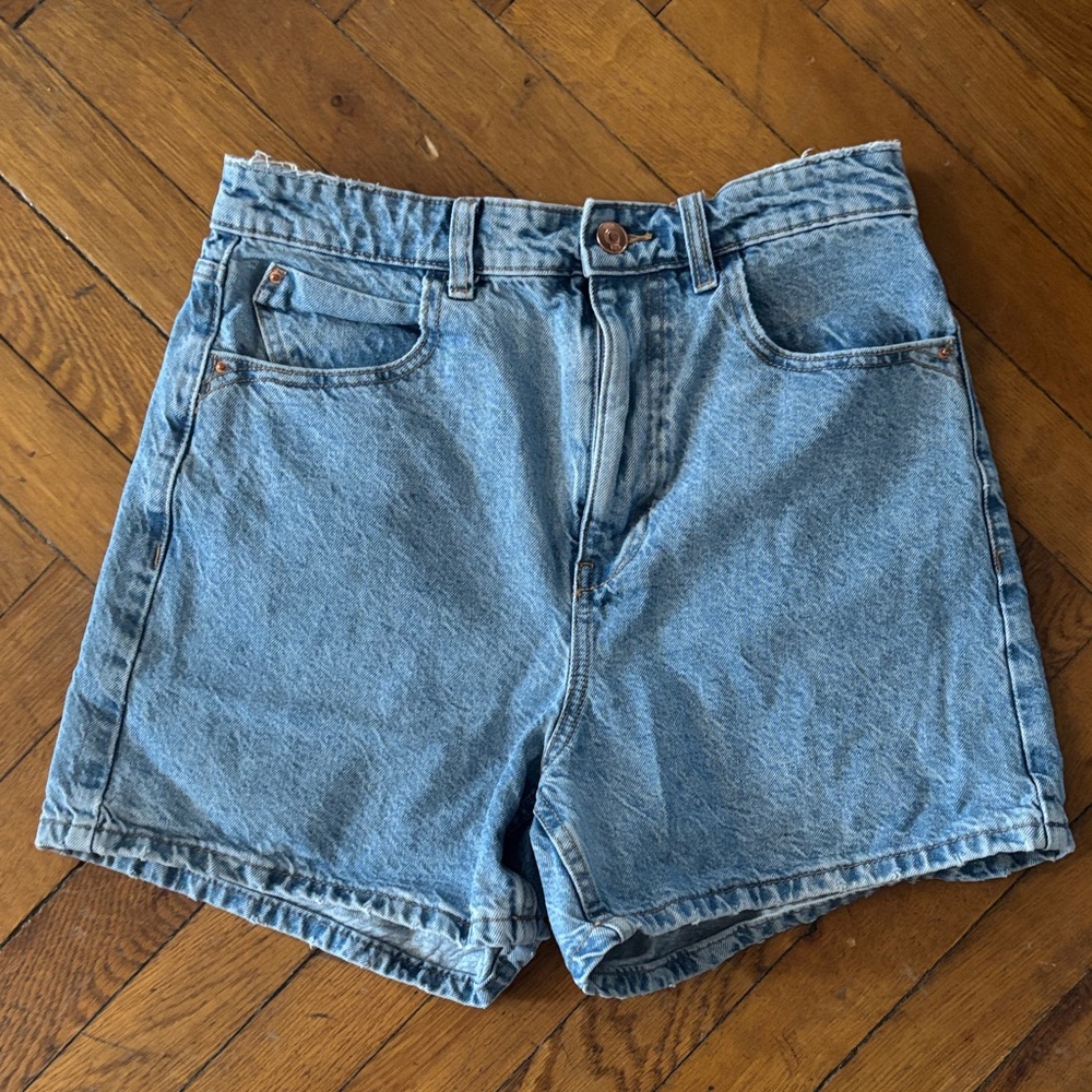 Zara Light Blue Denim Shorts
